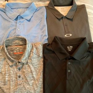 Mens Golf Shirt Lot of 4